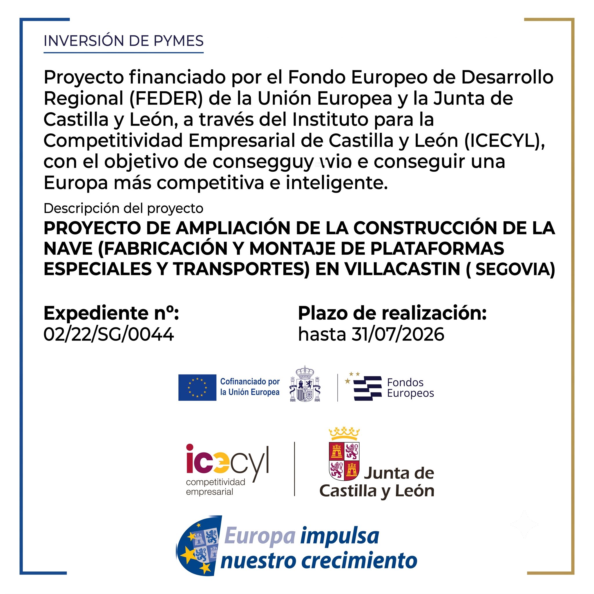 cartel cuadrado pymes
